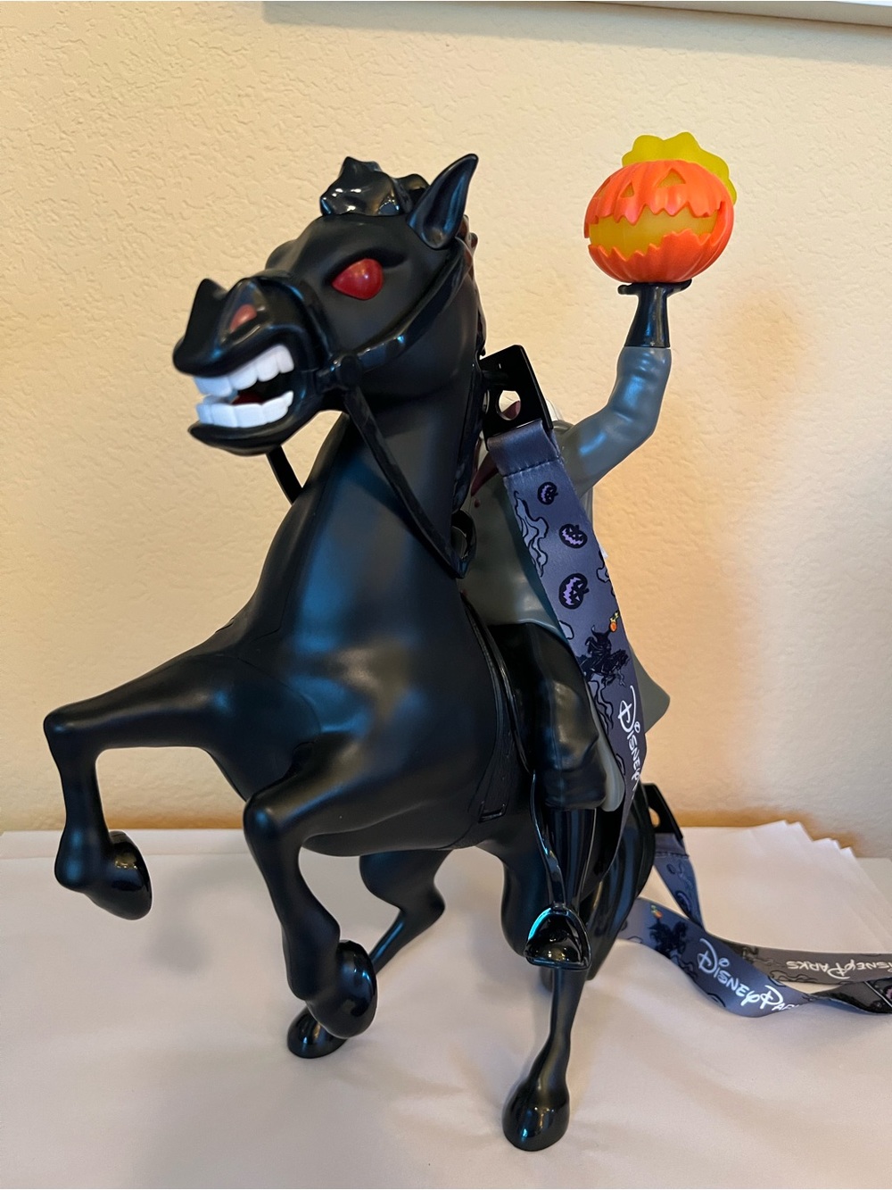 Disney Headless Horseman Popcorn Bucket, Lights up. NWT